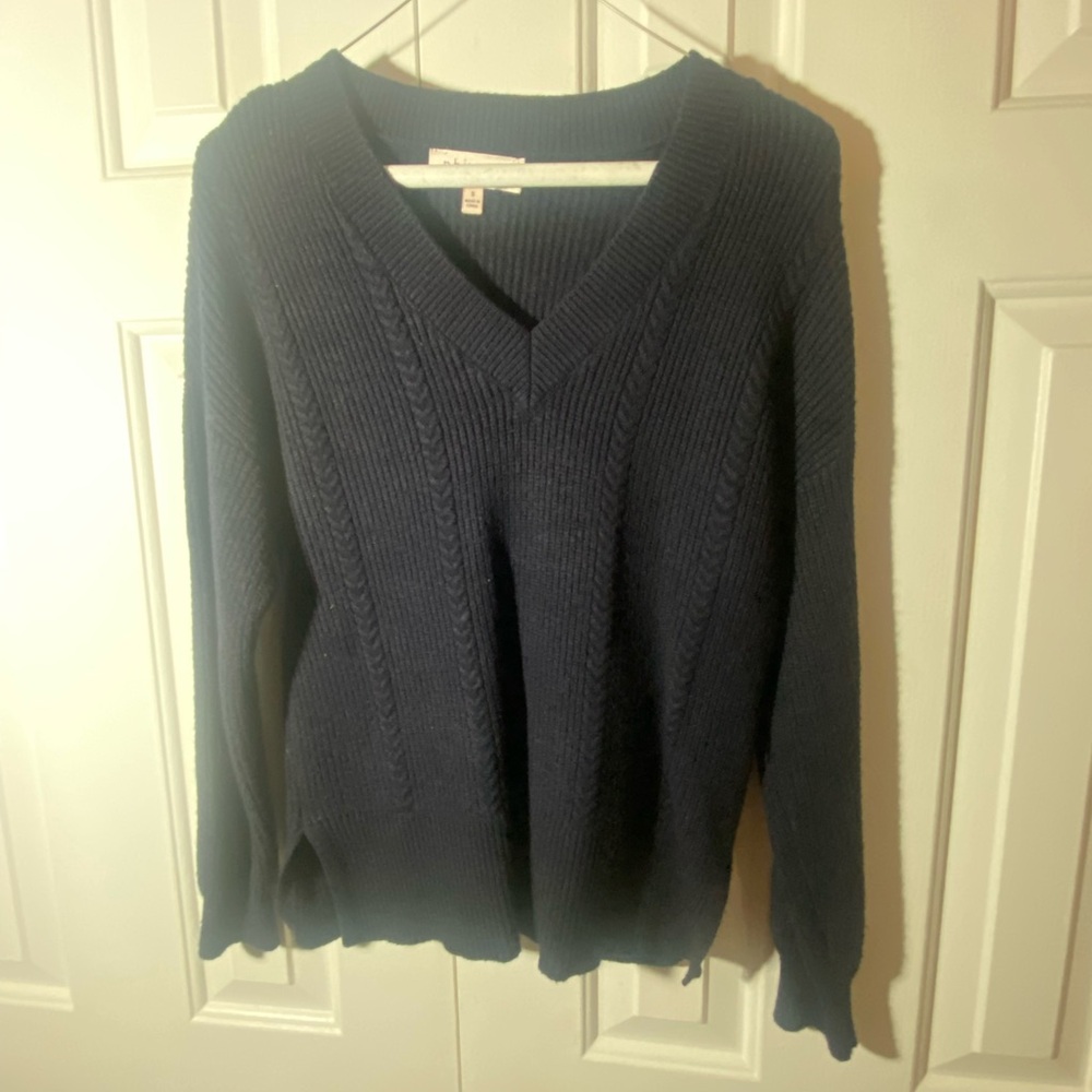 Philosophy Deep Blue V-Neck Sweater